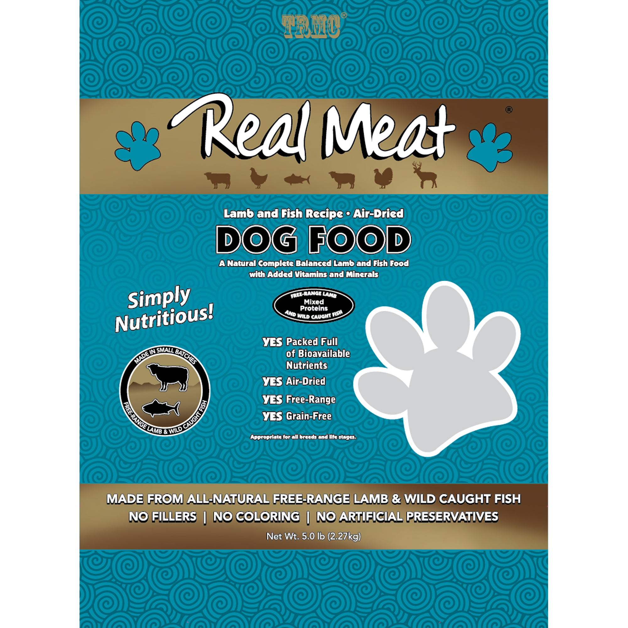 Air-Dried  Lamb & Fish 5lb Product Packaging Image