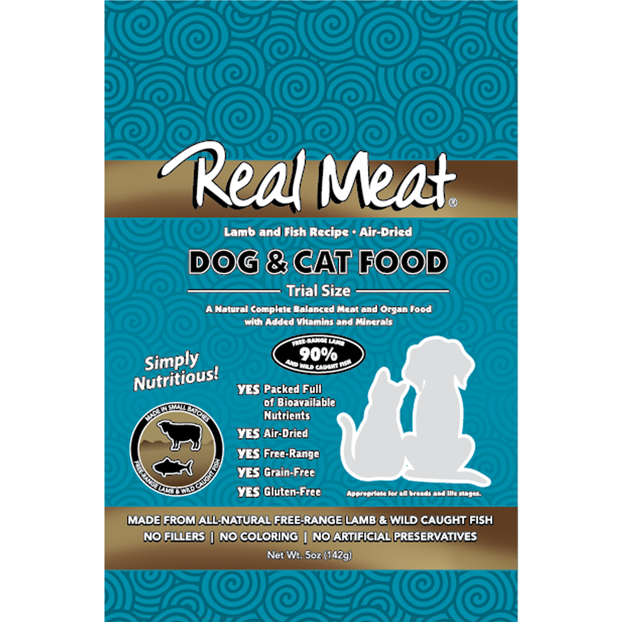5oz Lamb & Fish Dog & Cat Food Product Packaging Image