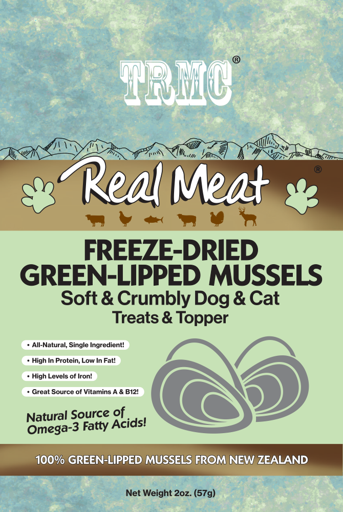 Freeze-Dried Green Lipped Mussels 2oz Product Packaging Image